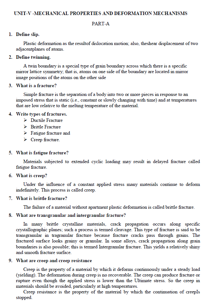 Metallurgical Engineer Licensure Exam Reviewer