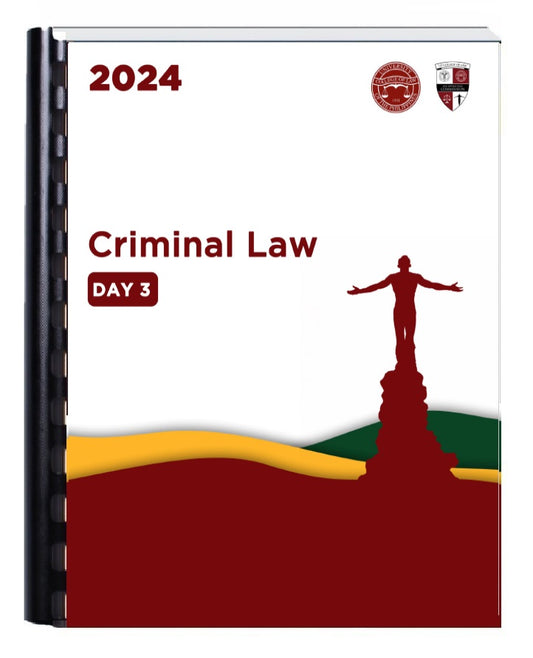 UP Bar Reviewer 2024 in CRIMINAL LAW