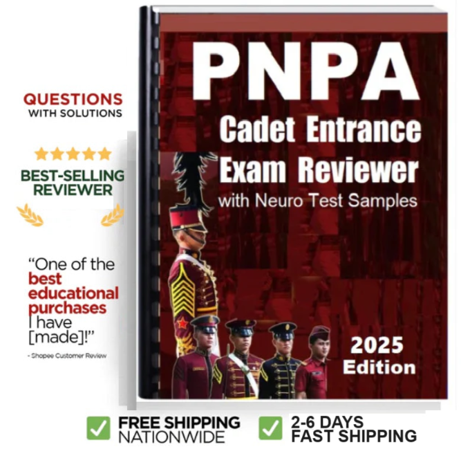 PNPA Entrance Exam Reviewer 2025 Edition Academy Reviewers Bookstore