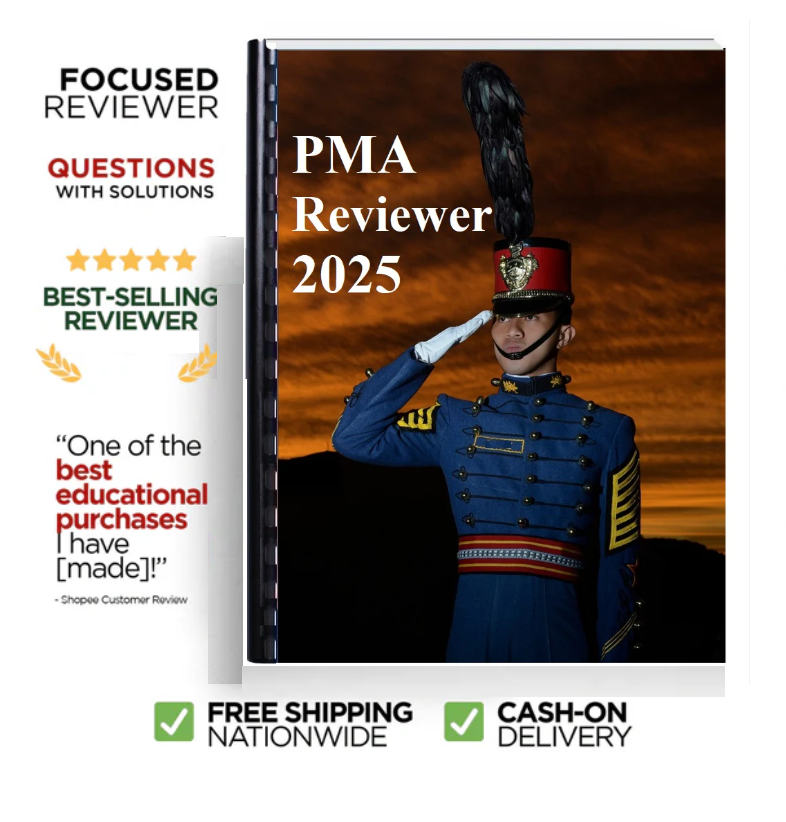 PMA Entrance Exam Reviewer 2025 Edition Academy Reviewers Bookstore