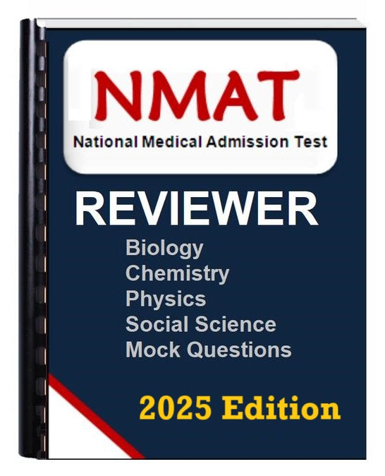 NMAT Reviewer 2025 (National Medical Admission Test Reviewer) – Academy ...