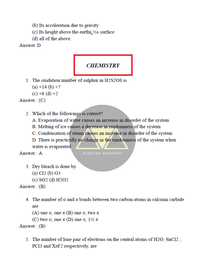 The Anglo-Eastern Maritime Exam Reviewer