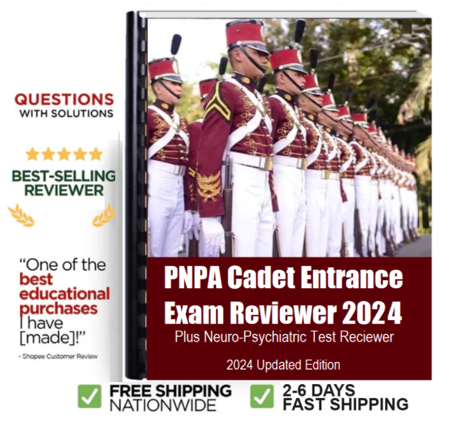 PNPA Cadet Entrance Exam Reviewer 2024