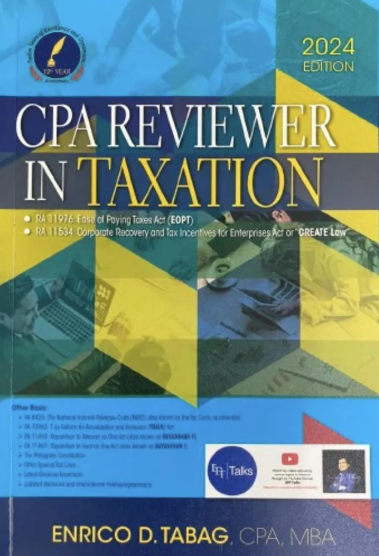 CPA Taxation Reviewer 2024-2025