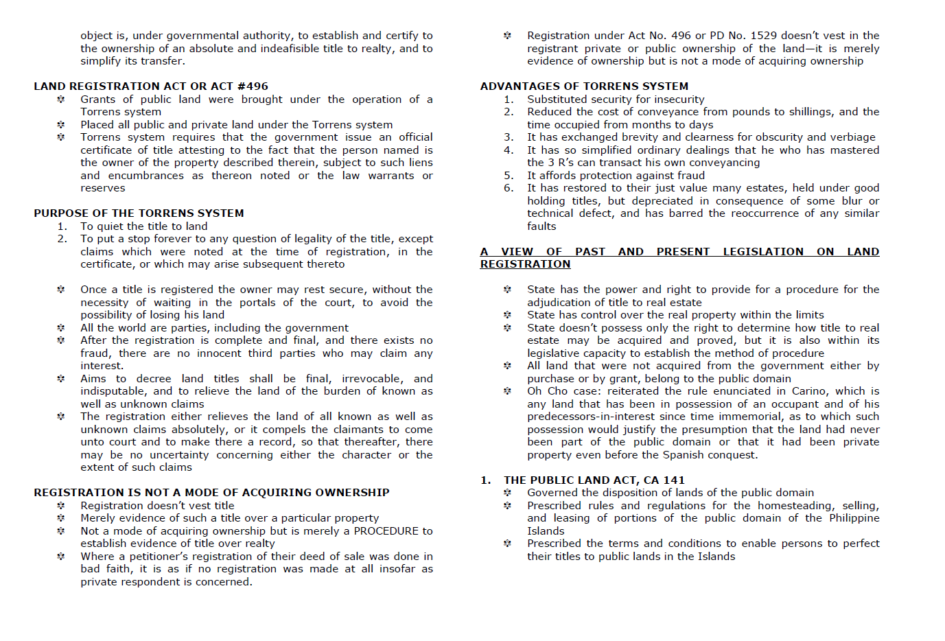 Land Titles & Deeds, Easements and Mortgages