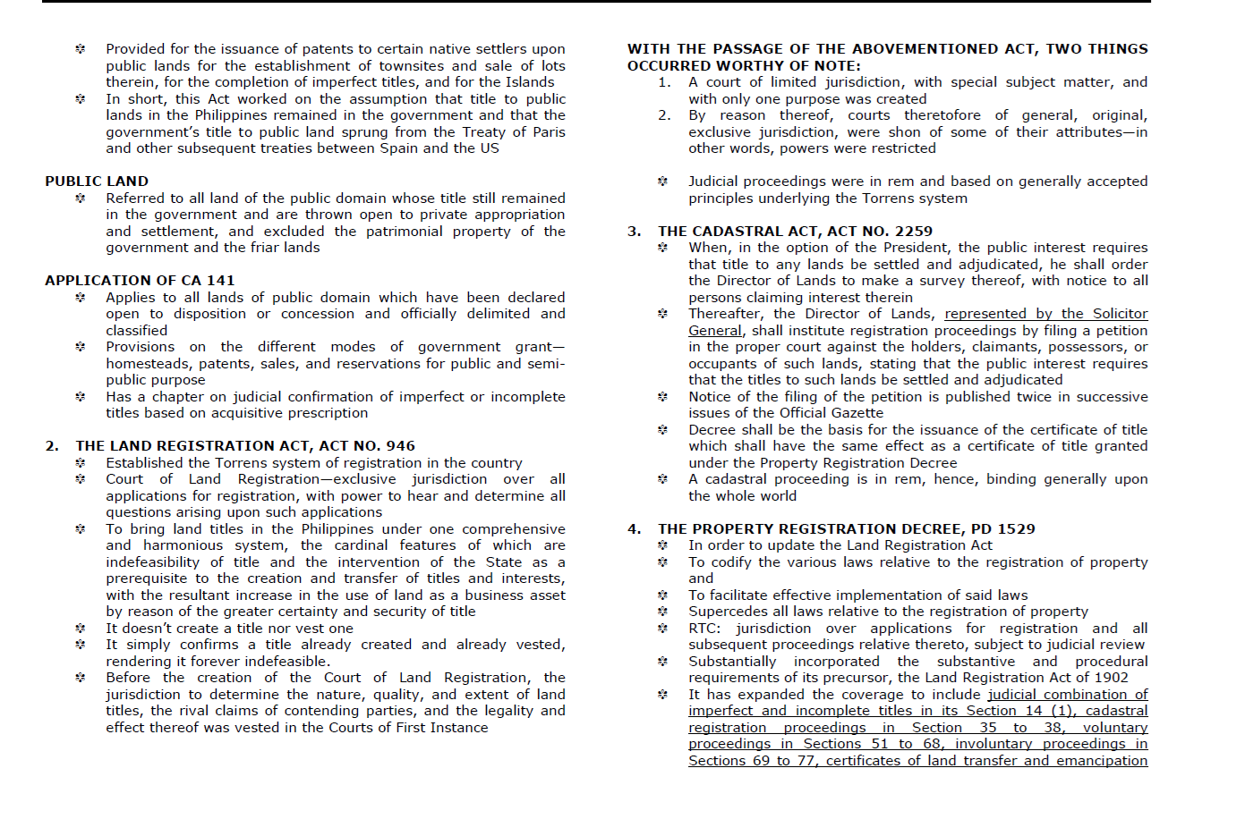Land Titles & Deeds, Easements and Mortgages