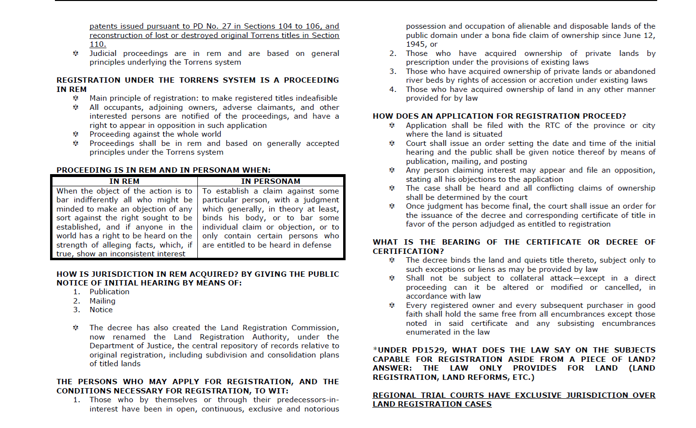 Land Titles & Deeds, Easements and Mortgages