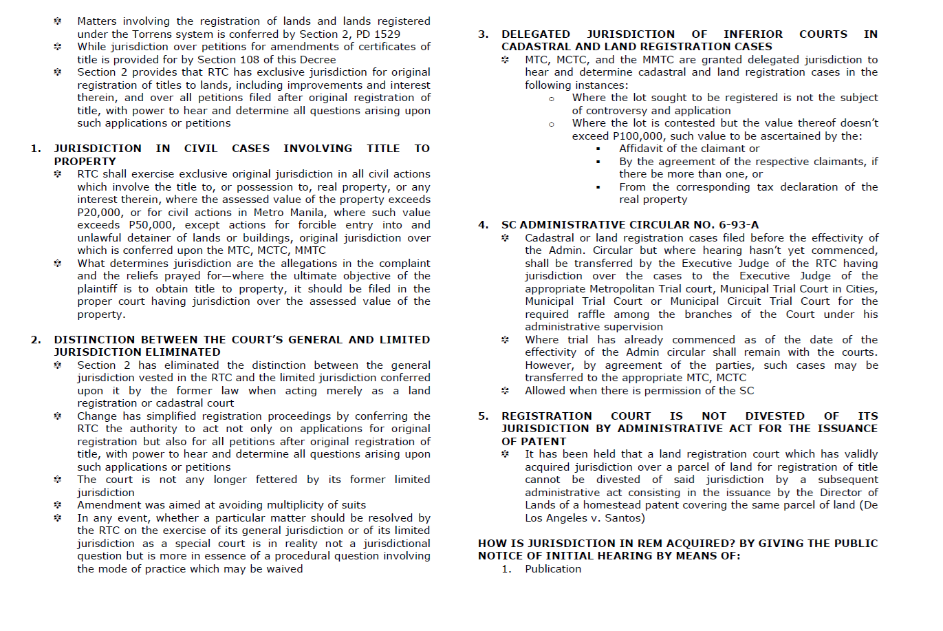 Land Titles & Deeds, Easements and Mortgages