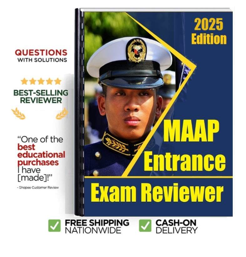 MAAP Entrance Exam Reviewer 2025 Edition – Academy Reviewers Bookstore