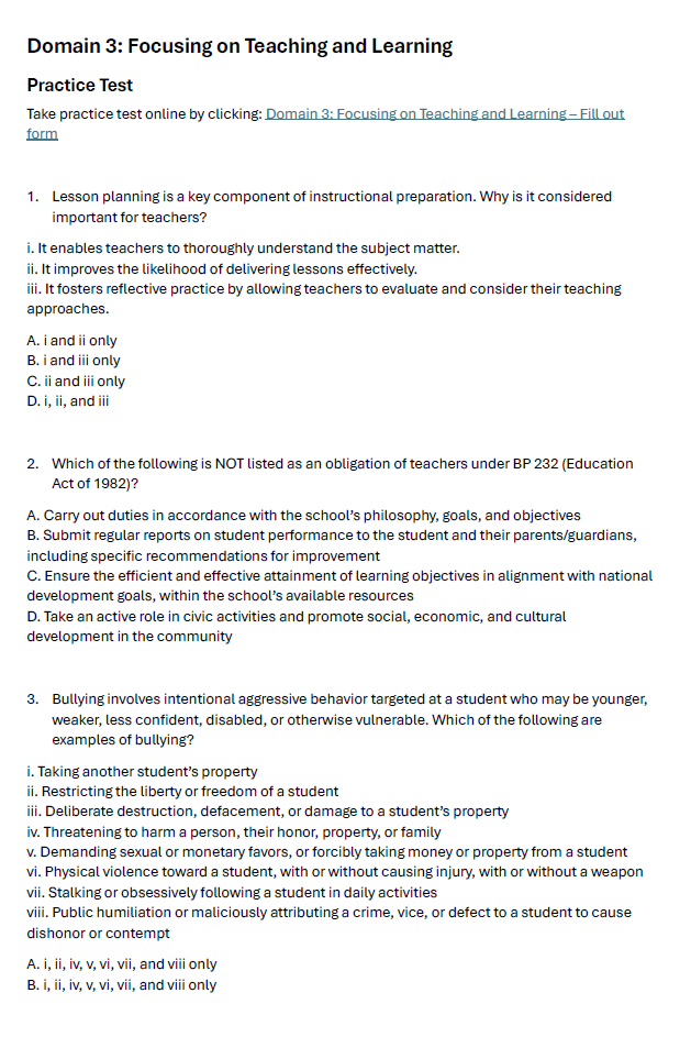 National Assessment for School Heads NASH 2026 Reviewer