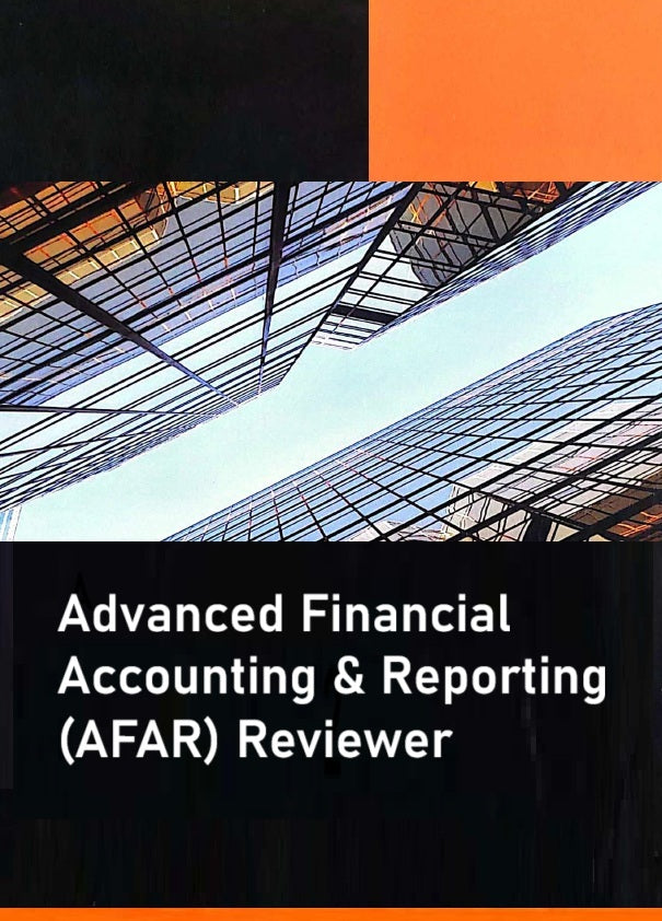 Advanced Financial Accounting and Reporting AFAR CPA Reviewer 2025-2026