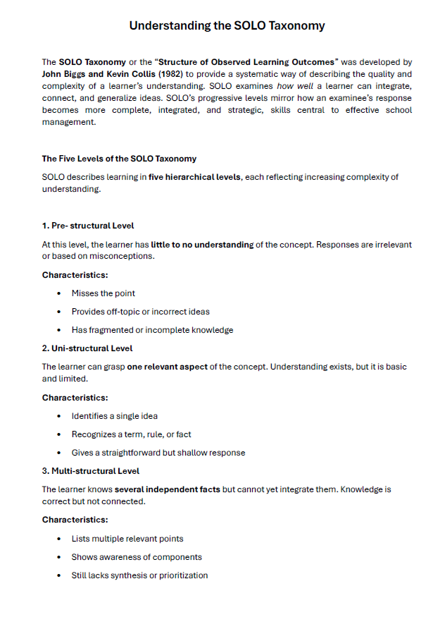 National Assessment for School Heads NASH 2026 Reviewer